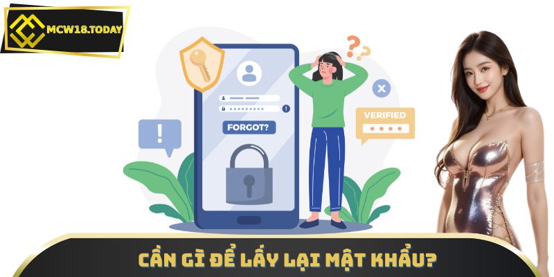 Cần gì để lấy lại mật khẩu?