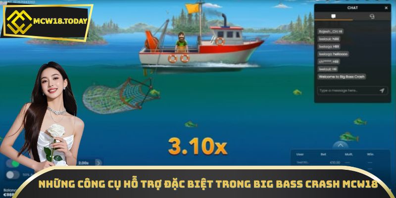 Những công cụ hỗ trợ đặc biệt trong Big Bass Crash MCW18